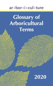 Glossary of Arboricultural Terms, 2020